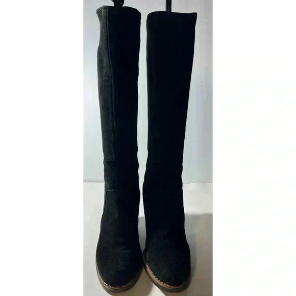 Black Knee-High Women's Boots - Picture 1 of 8